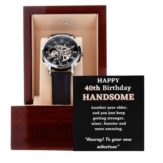 40th birthday gift for him