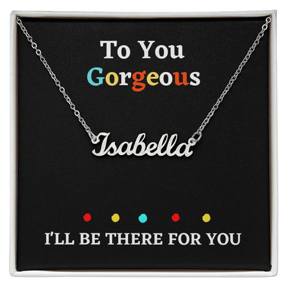 Personalized Jewelry necklace Custom name with gift box