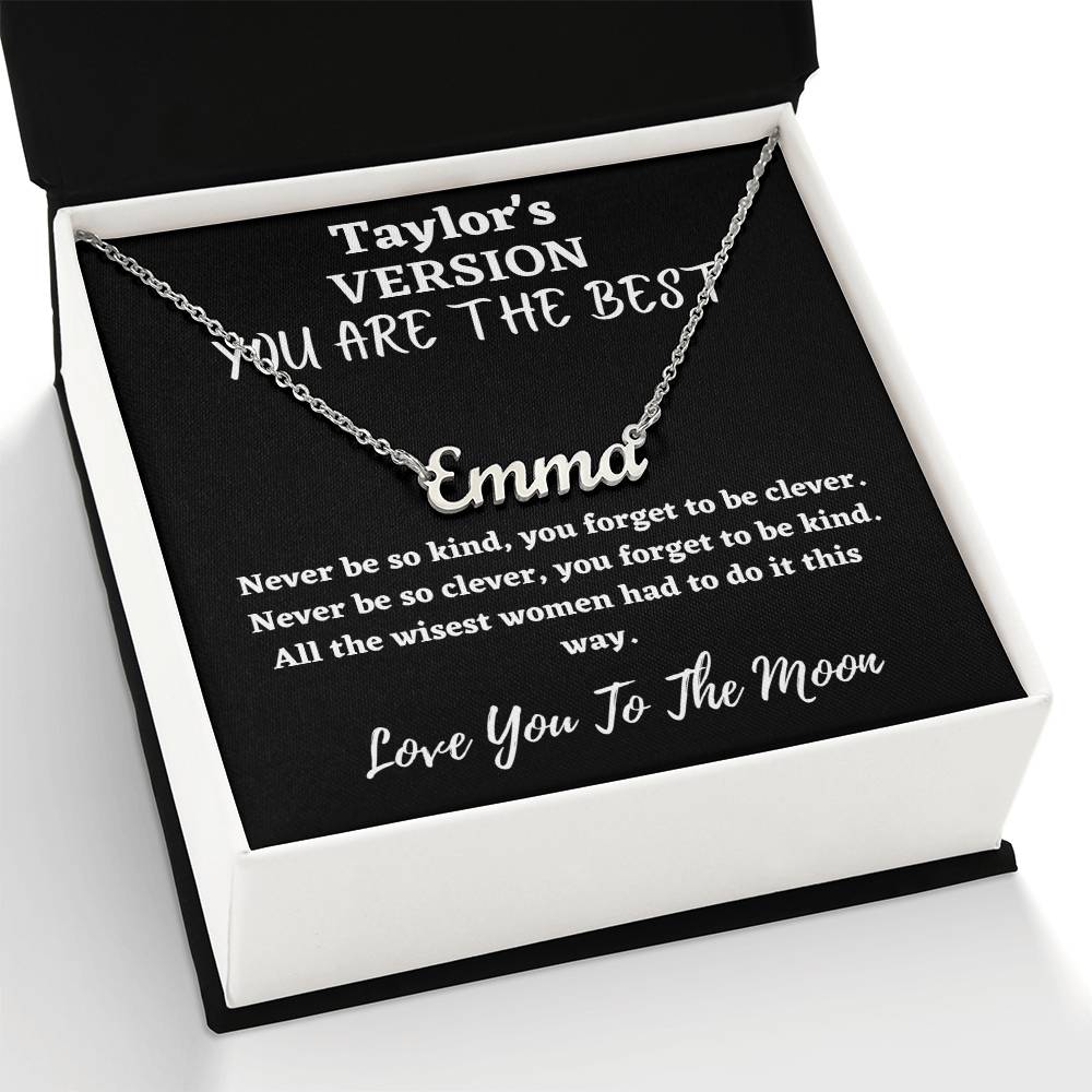 Love You To The Moon And to Saturn charm