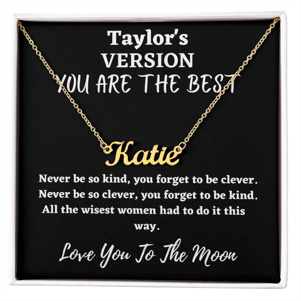 Taylor Swift necklace, Taylor Swift jewelry, Love You To The Moon And to Saturn, Taylor Swift folklore, Taylor Swiftie merch (Inspired)