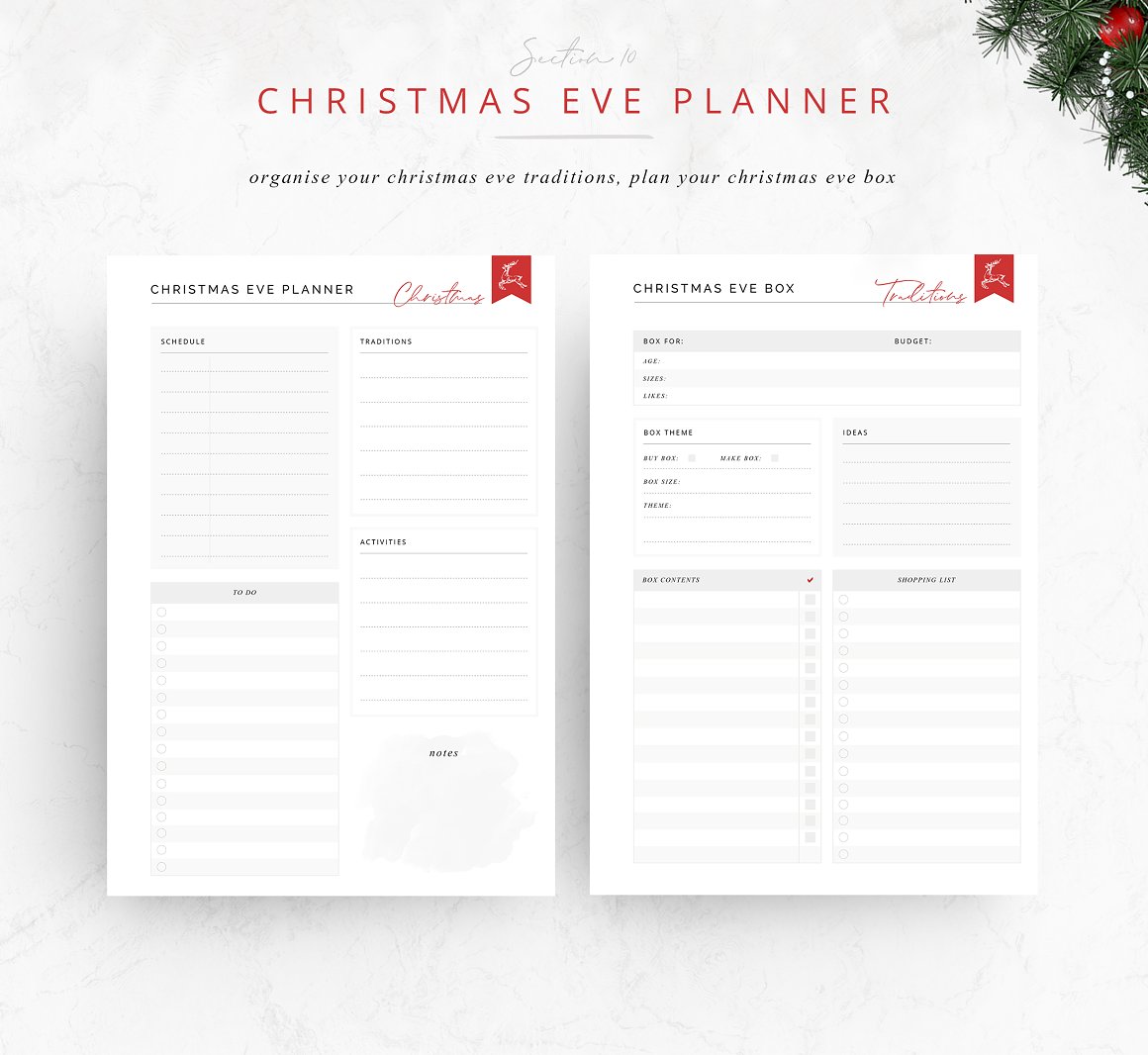 Christmas Planner - {71 Pages} BUNDLE