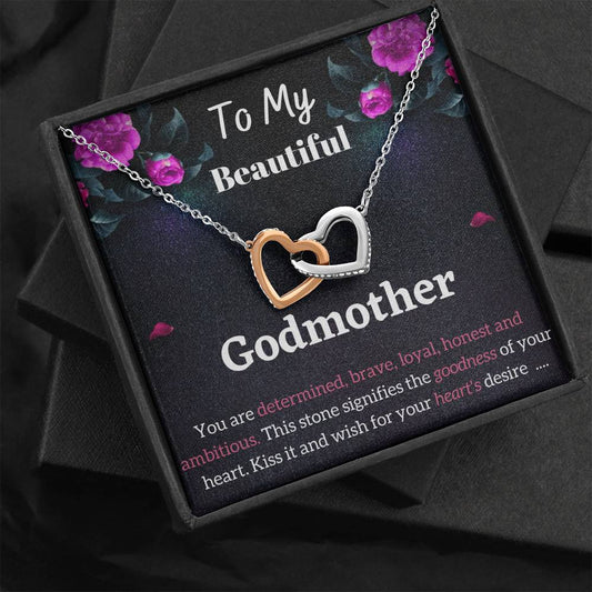 Godmother gift - Godparents gift | Two Hearts
