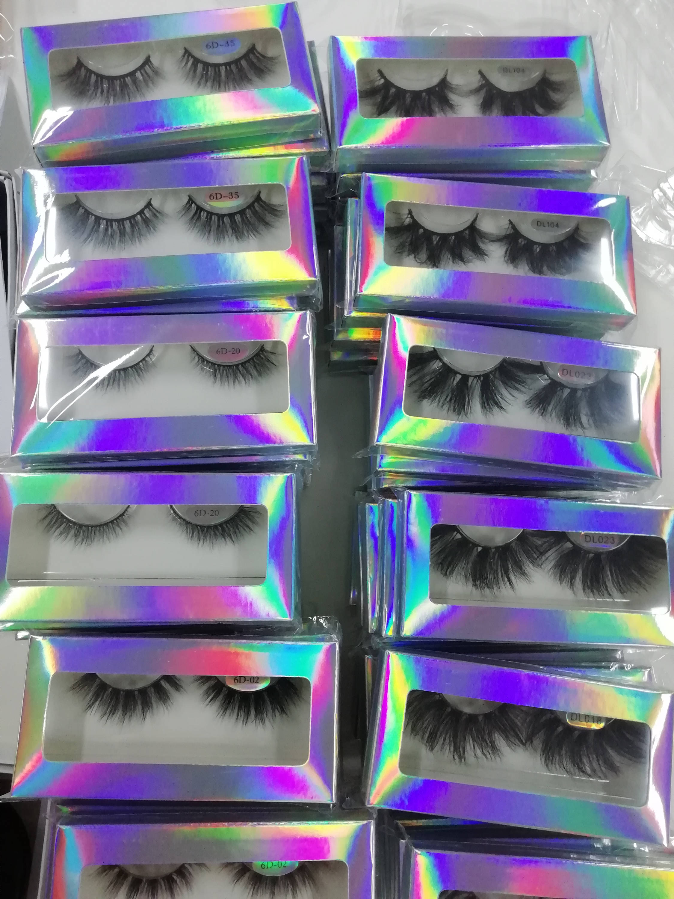 wholesale lashes, Mink eyelashes Bulk Vendor 6D, 25mm